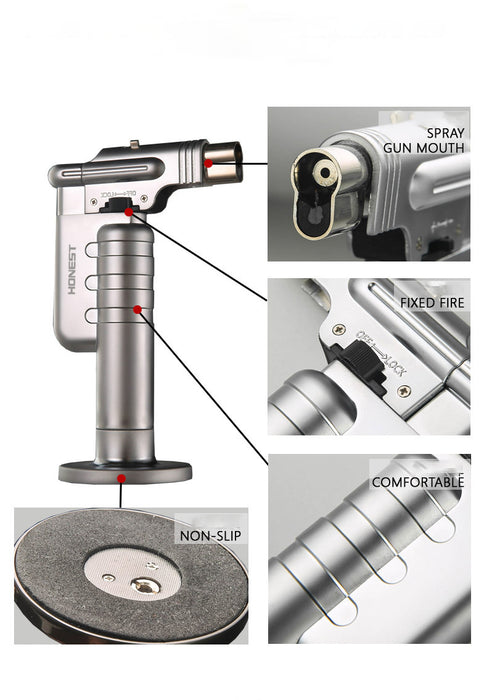 Honest Straight Flush Windproof Torch Lighter