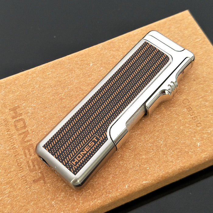 Honest Windproof Jet Flame Butane Gas Refillable Lighter