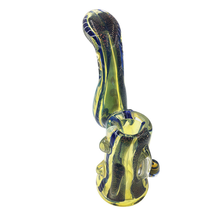 Hot sell glass bubbler smoking pipe 544#