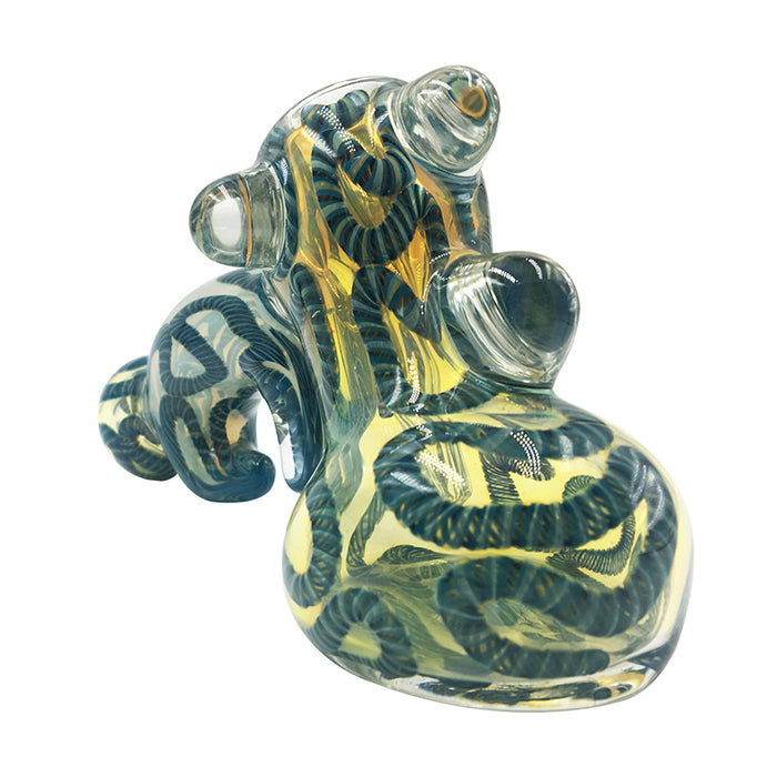 New Arrival Glass Bubbler Hammer Smoking Pipe 547#