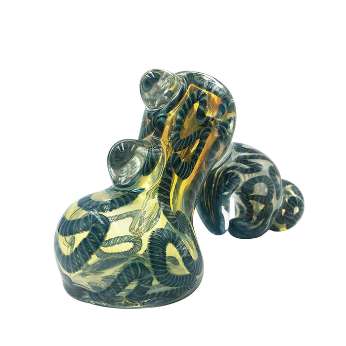 New Arrival Glass Bubbler Hammer Smoking Pipe 547#
