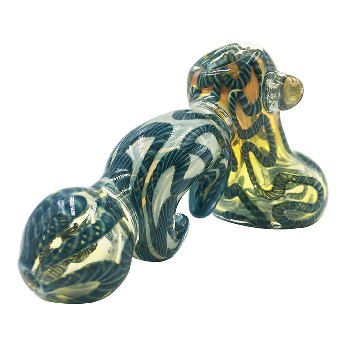New Arrival Glass Bubbler Hammer Smoking Pipe 547#
