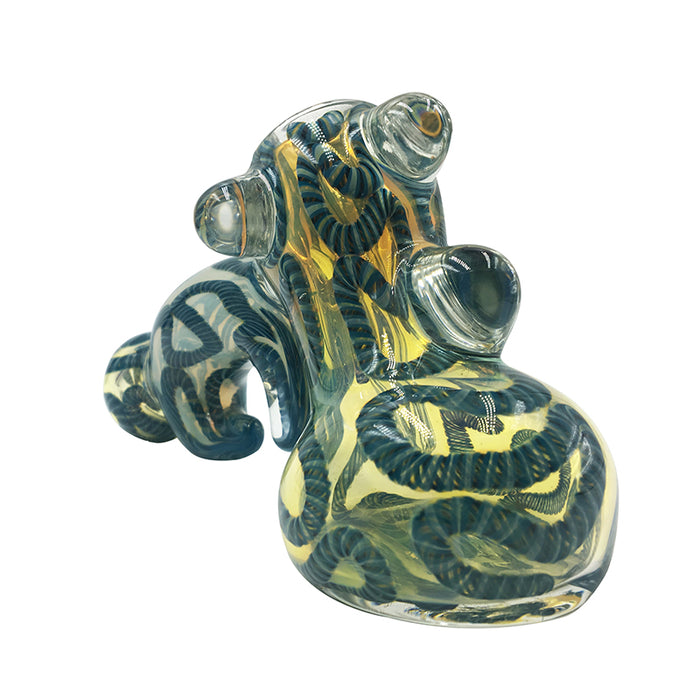 New Arrival Glass Bubbler Hammer Smoking Pipe 547#