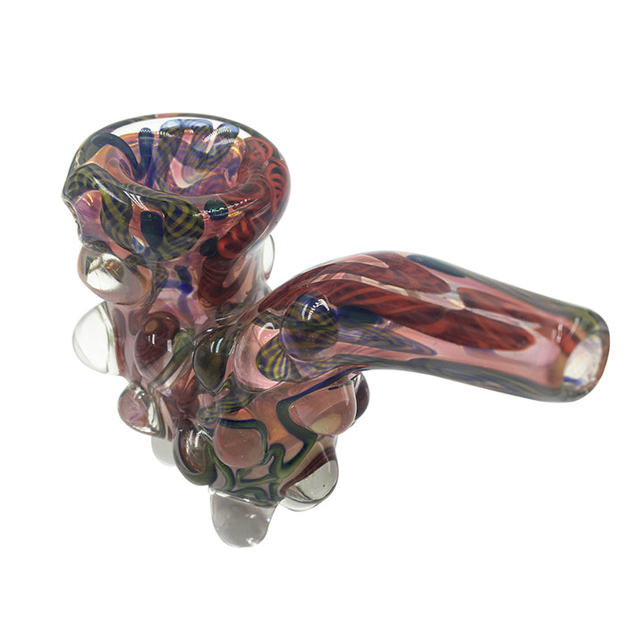 New Arrival Glass Bubbler Hammer with Dragon Shape 549#