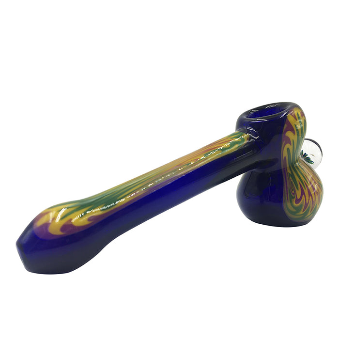 New Design Glass Hammer Pipes Blue Color 552#