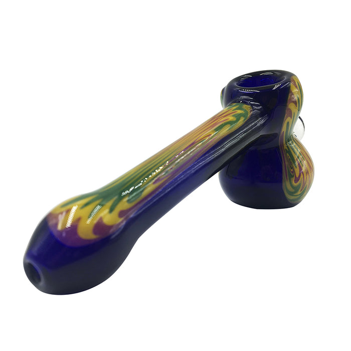 New Design Glass Hammer Pipes Blue Color 552#