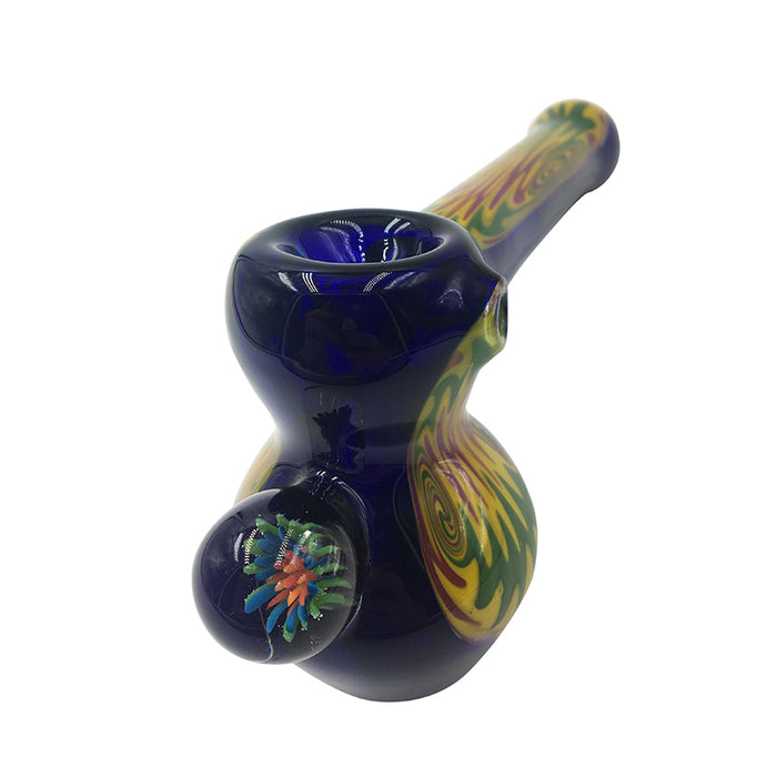 New Design Glass Hammer Pipes Blue Color 552#