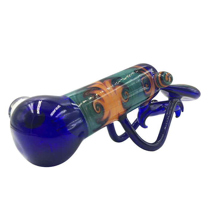 High-end Unique Design Fumed Spoon Bubbler Pipe  066#