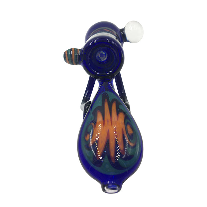 High-end Unique Design Fumed Spoon Bubbler Pipe  066#