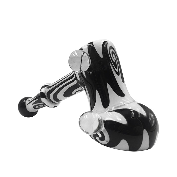 New Arrival High-end pipe Glass Hand Pipe Smoking Glass Pipes 555#