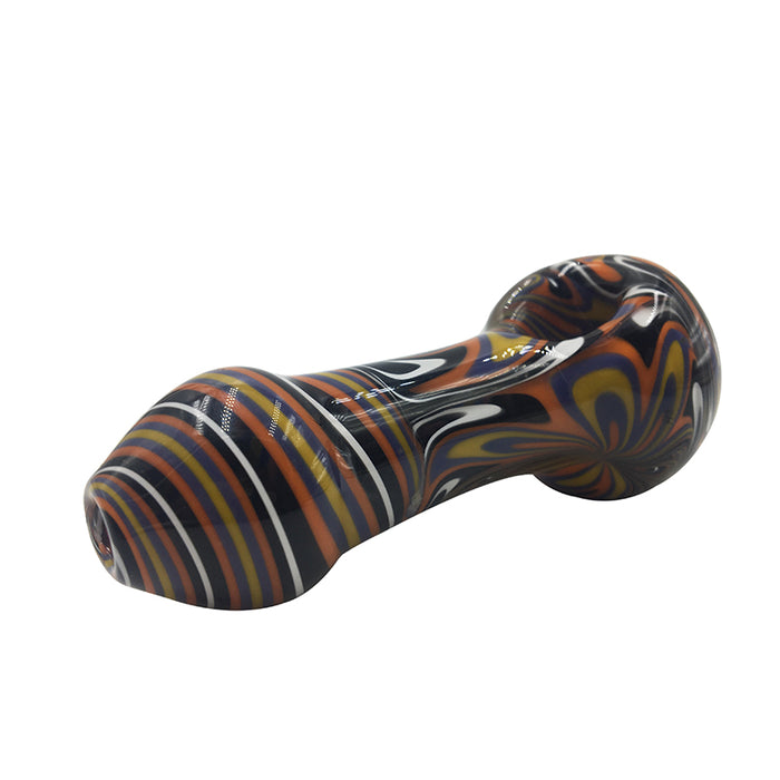 High-end Pipe with Flowers and Wavy Stripes 459#