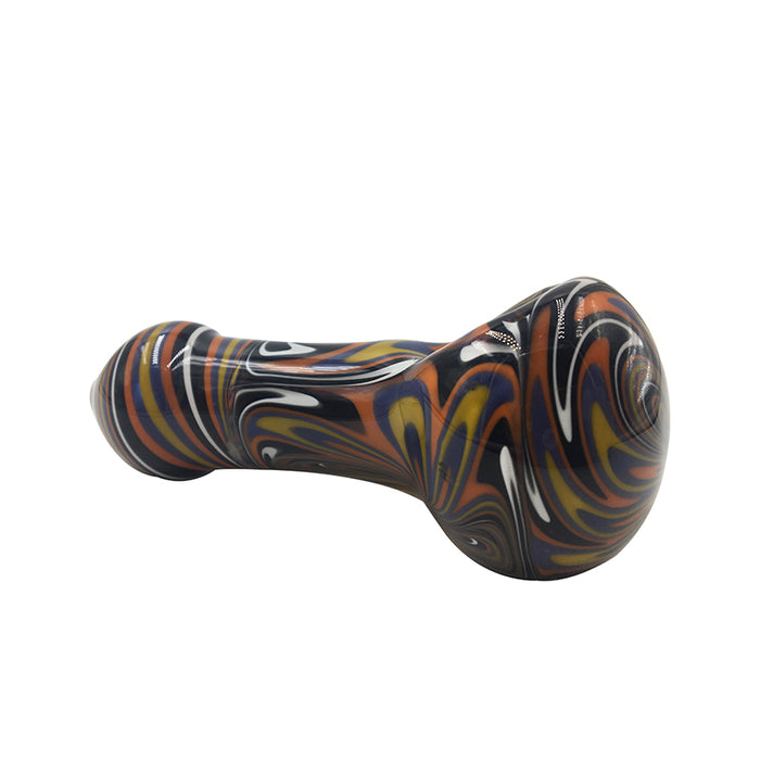 High-end Pipe with Flowers and Wavy Stripes 459#