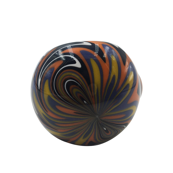 High-end Pipe with Flowers and Wavy Stripes 459#