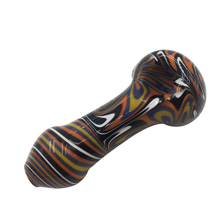 High-end Pipe with Flowers and Wavy Stripes 459#