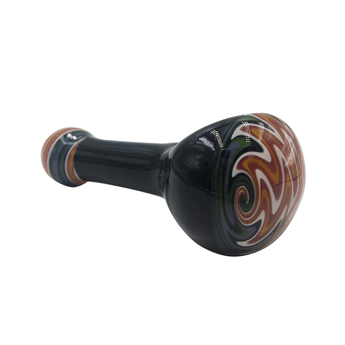 Classic Black Spoon Pipe Good Quality Pipe 463#