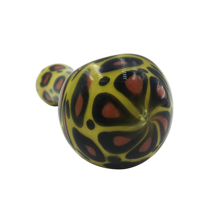 High Quatily Glass Pipe Yellow with Red Pipe 470#