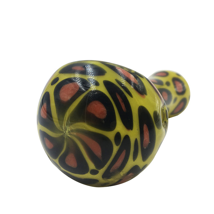 High Quatily Glass Pipe Yellow with Red Pipe 470#