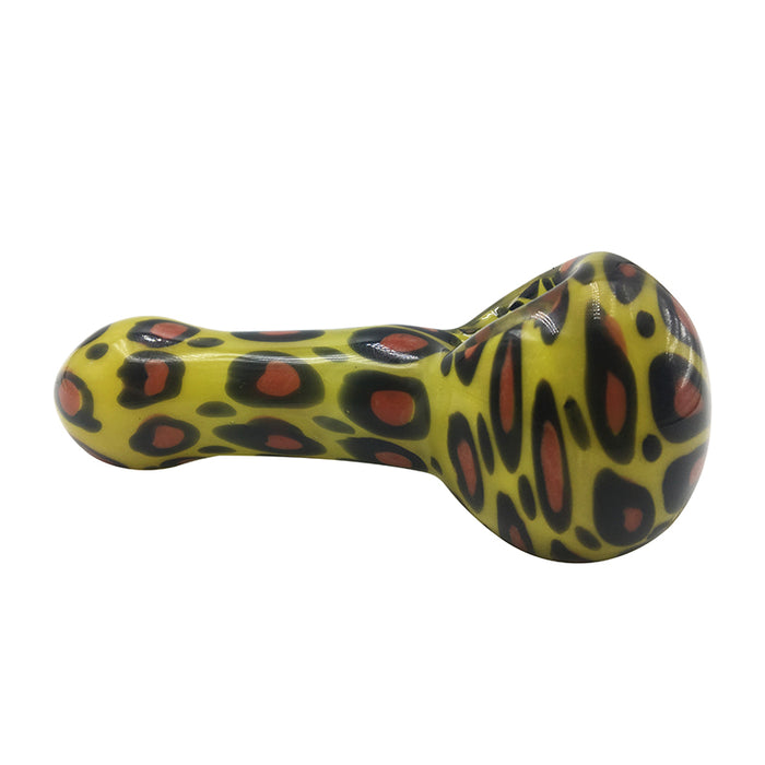 High Quatily Glass Pipe Yellow with Red Pipe 470#