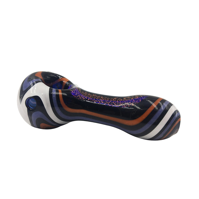 High-end Glass Spoon Pipe with Purple 479#