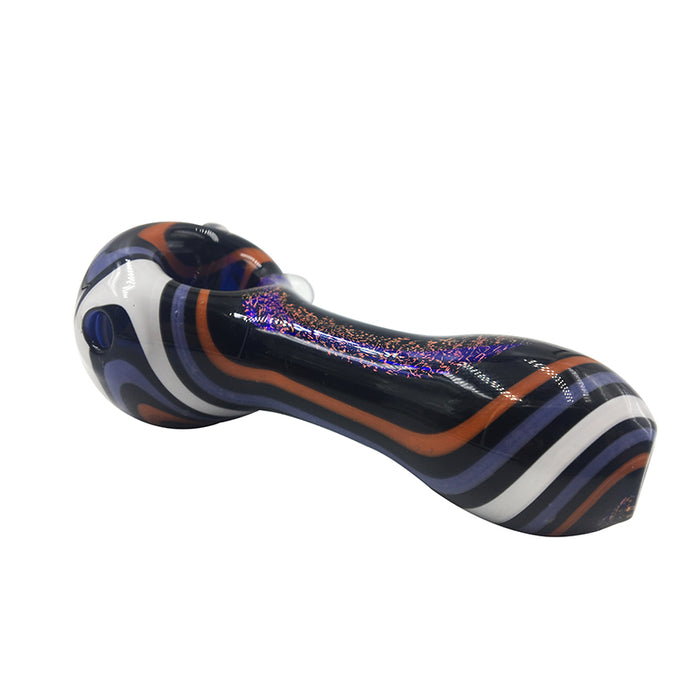 High-end Glass Spoon Pipe with Purple 479#