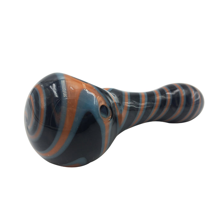 Glass Spoon Tobacco Smoking Hand Pocket Pipe 483#