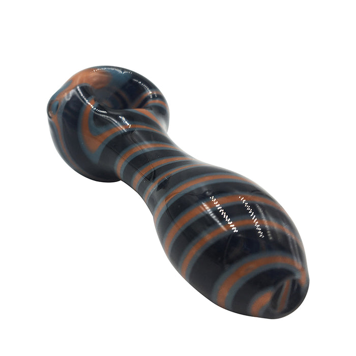 Glass Spoon Tobacco Smoking Hand Pocket Pipe 483#