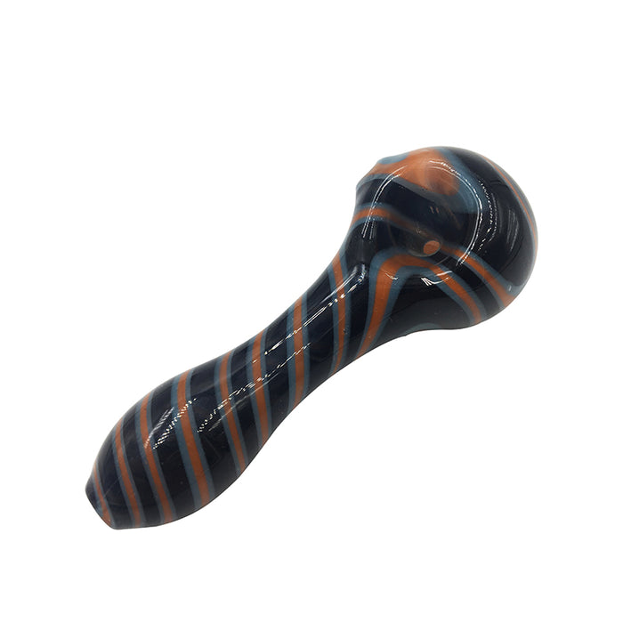 Glass Spoon Tobacco Smoking Hand Pocket Pipe 483#