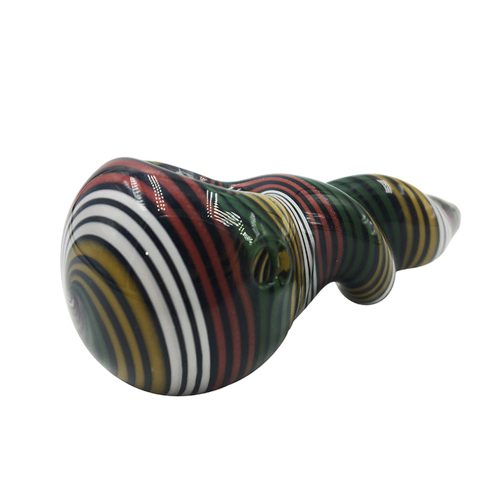 Glass Spoon Pipe Smoking Tobacco Hand Pipe  487#