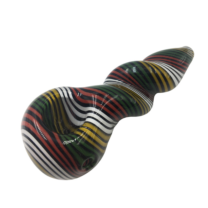 Glass Spoon Pipe Smoking Tobacco Hand Pipe  487#