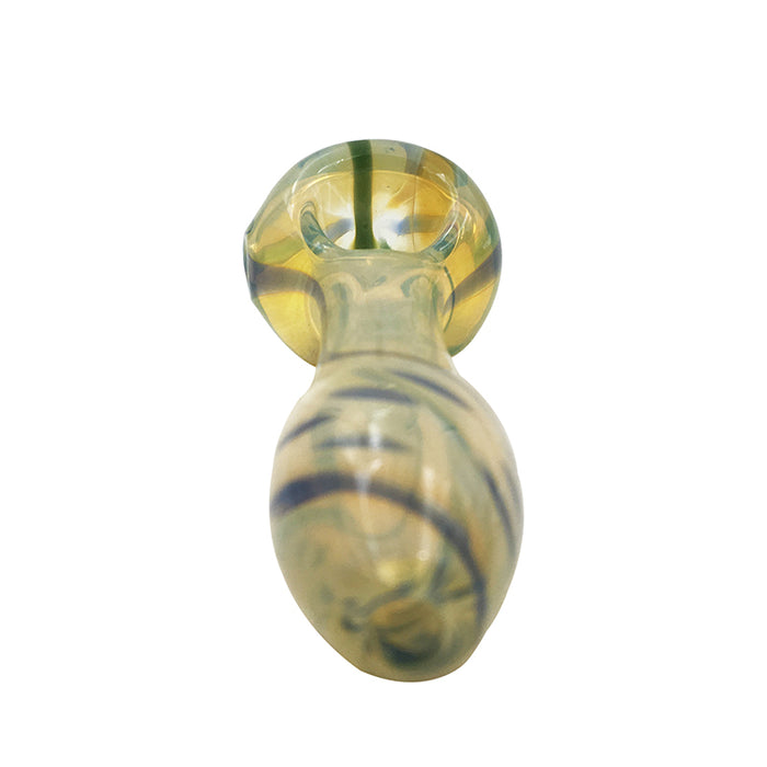 Smoking Spoon Pipe Colored Glass Hookah Pipes for Smoking 341#