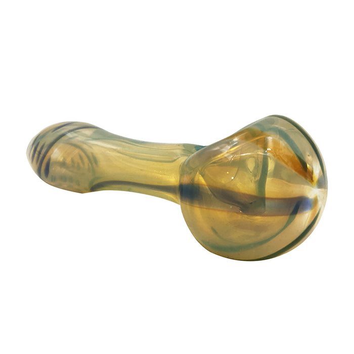 Smoking Spoon Pipe Colored Glass Hookah Pipes for Smoking 341#