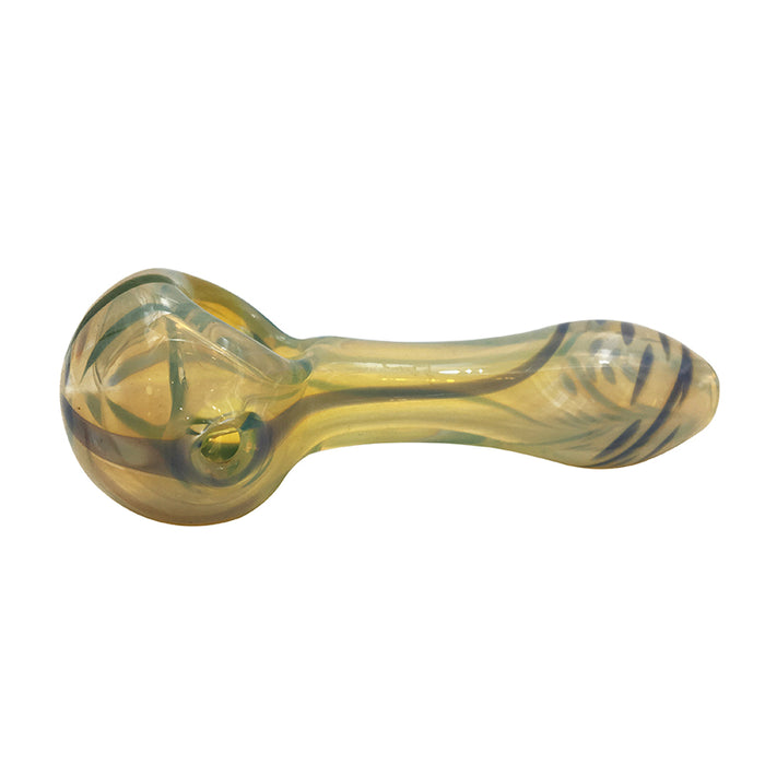 Smoking Spoon Pipe Colored Glass Hookah Pipes for Smoking 341#