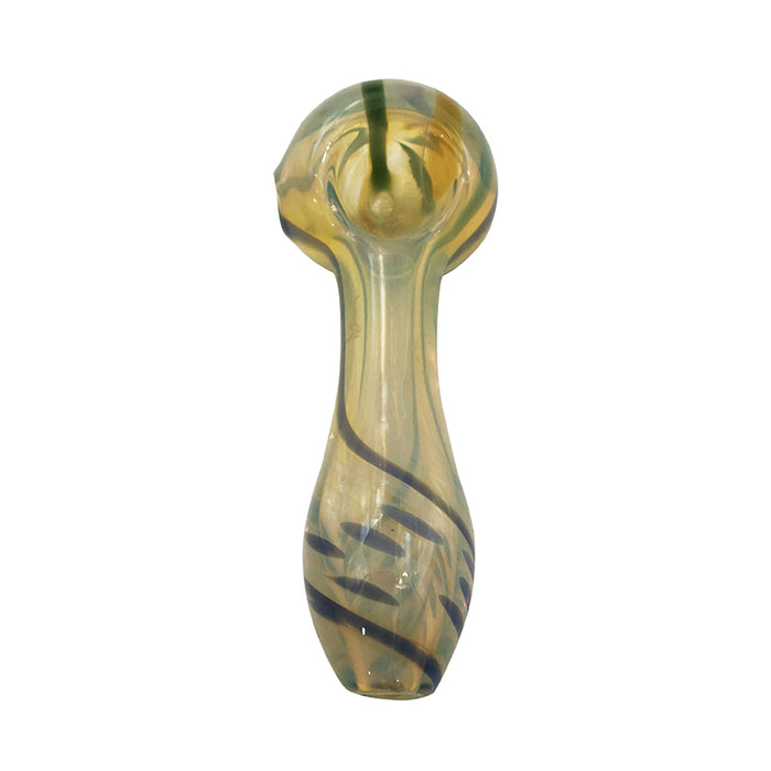 Smoking Spoon Pipe Colored Glass Hookah Pipes for Smoking 341#