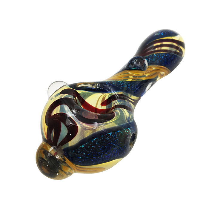 Glass Hand Pipe Bowl Mini Glass Smoking Spoon Glass Pipe  347#