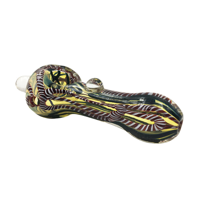 Smoking Colored Glass Smoking Tobacco Hand Heady Spoon 357#