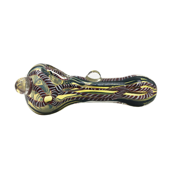 Smoking Colored Glass Smoking Tobacco Hand Heady Spoon 357#