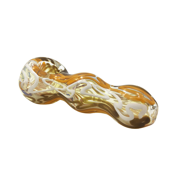 Mix Color Spoon Hookah Tobacco Glass Smoking Pipe 362#