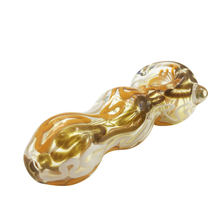 Mix Color Spoon Hookah Tobacco Glass Smoking Pipe 362#