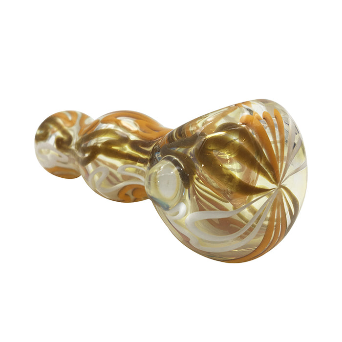 Mix Color Spoon Hookah Tobacco Glass Smoking Pipe 362#