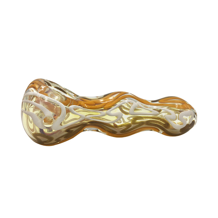 Mix Color Spoon Hookah Tobacco Glass Smoking Pipe 362#