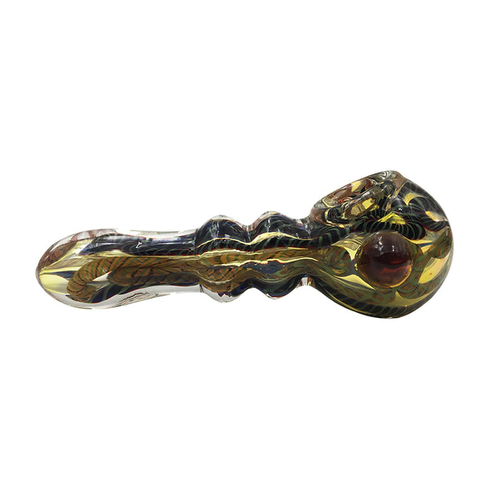Wholesale Heady Glass Spoon Hand Pipe for Smoking 376#