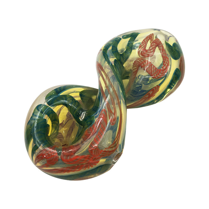 Gorgeous Design Glass Hand Pipe Spoon Pipe 377#