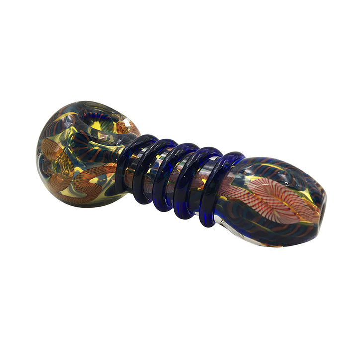 Glass Hand Pipes Spoon Pipes for Dry Tobaco Smoking 382#