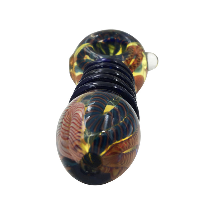 Glass Hand Pipes Spoon Pipes for Dry Tobaco Smoking 382#