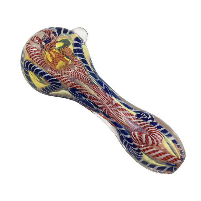 Wholesale Glass Spoon Hand Pipe for Smoking Tobacco 388#