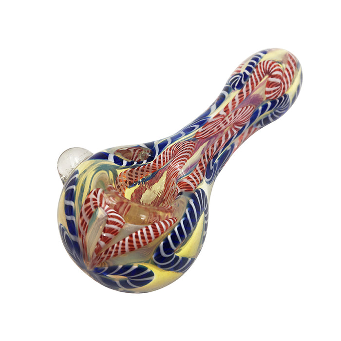 Wholesale Glass Spoon Hand Pipe for Smoking Tobacco 388#