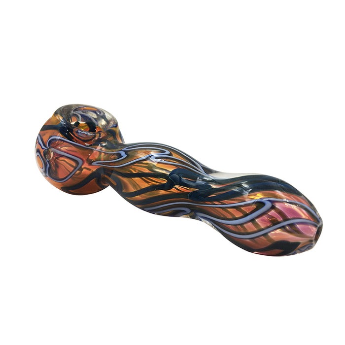 Hand Pipe Leaves Shape Spoon Pipes Wholesale Price Pipe 389#
