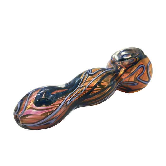 Hand Pipe Leaves Shape Spoon Pipes Wholesale Price Pipe 389#