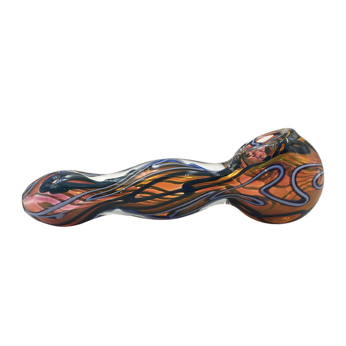Hand Pipe Leaves Shape Spoon Pipes Wholesale Price Pipe 389#
