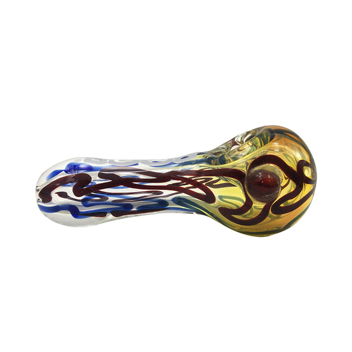 Wholesale Glass Smoking Spoon Pipes Hand Blown Pipe 395#